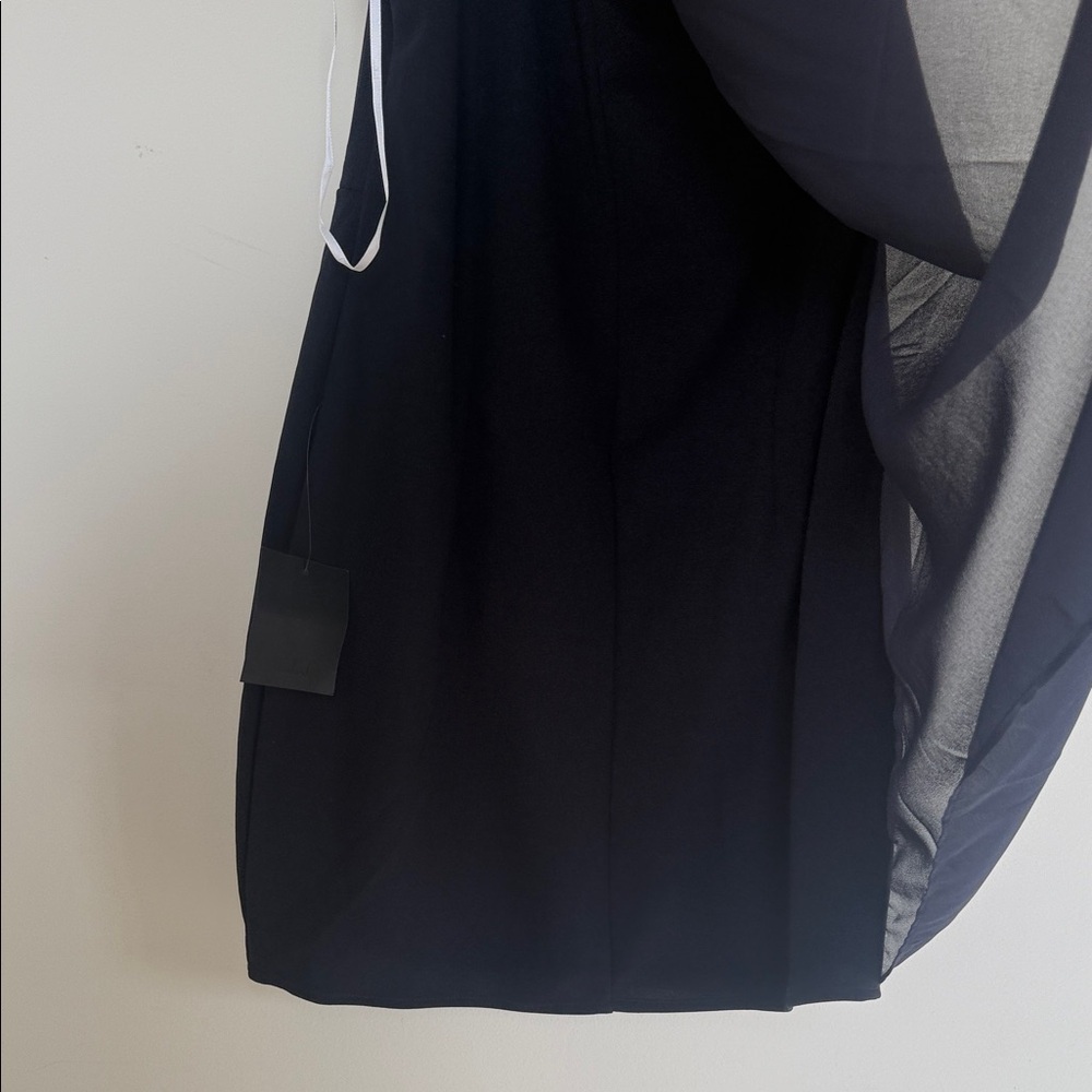 New Lulus Elegant Black One-Shoulder Dress - Picture 7 of 9
